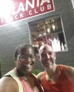 Brad and me after the Midnight run 2016