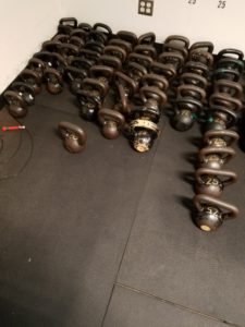 kettlebells