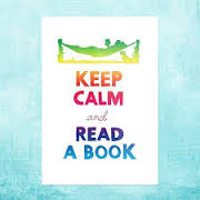 keep calm and read a book