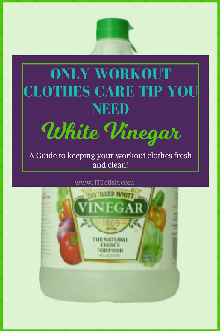 Wash your workout clothe in white vinegar to keep the funk away. If your workout clothes still smell even after washing, try adding vinegar to the wash!