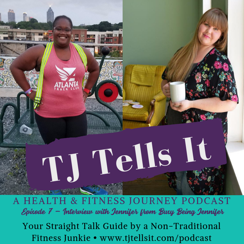 In this episode, I'm bringing you an interview with Jennifer from BusyBeingJennifer.com all about her health and fitness journey.  She is a fellow blogger and has been on her own journey to be a healthier person.  Jennifer has lost 52 pounds and tells you how she has done it and so much more!