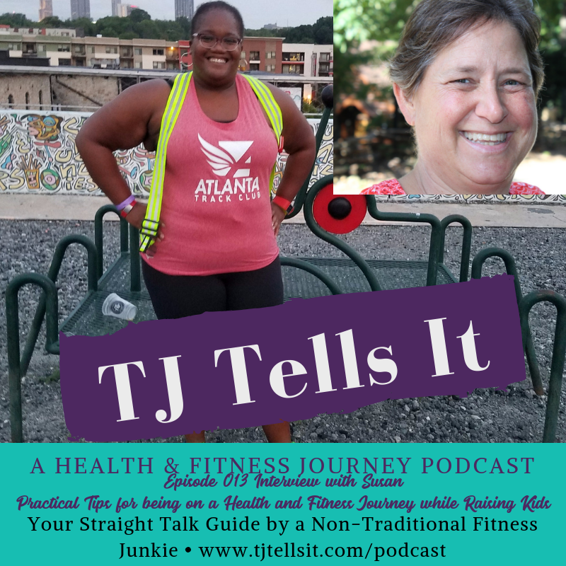 Interview with Susan giving practical tips for a health and fitness journey while raising kids